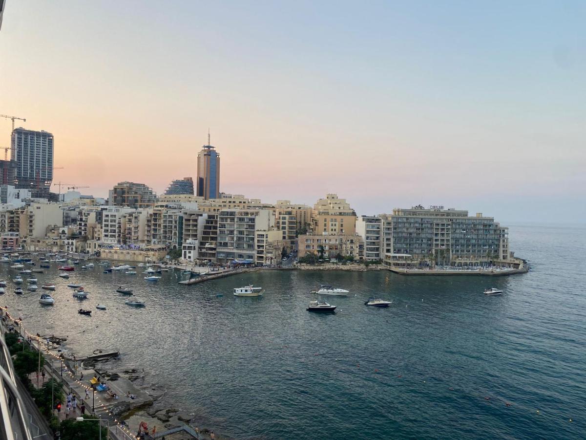 F2 - Lovely Two Bedrooms Flat Sea View, St Julians Saint Julian's Eksteriør bilde