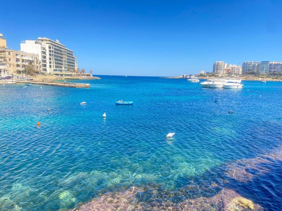 F2 - Lovely Two Bedrooms Flat Sea View, St Julians Saint Julian's Eksteriør bilde
